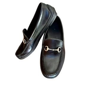 Marmocs Driving Moccasins/Loafers Horsebit Hand Made Black Leather SZ-10 EUC